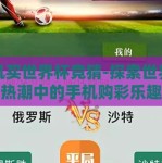 手机买世界杯竞猜-探索世界杯热潮中的手机购彩乐趣