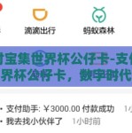 支付宝集世界杯公仔卡-支付宝集世界杯公仔卡，数字时代的集卡新风尚与情感共鸣