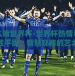 怎么赌世界杯-世界杯热情与理性平衡，智慧观赛的艺术