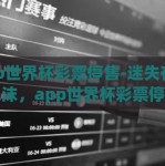 app世界杯彩票停售-迷失在数字泡沫，app世界杯彩票停售的背后审视