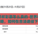 世界杯彩票怎么卖的-世界杯购彩攻略，如何在合法途径下尽享足球狂欢