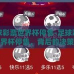 足球彩票世界杯停售-足球彩票与世界杯停售，背后的决策与影响