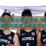 在手机上怎么赌世界杯-数以亿计的观赛与遐想，手机平台在世界杯观赛与互动的改变