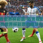 如何看世界杯彩票-拓宽视野，如何欣赏世界杯彩票的趣味与技巧