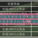 世界杯冠军彩票怎么玩-探索世界杯冠军彩票的魅力，策略与乐趣并存的足球盛宴