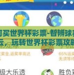 如何买世界杯彩票-智辨球赛风云，玩转世界杯彩票攻略