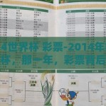2014世界杯 彩票-2014年巴西世界杯，那一年，彩票背后的狂热与梦想