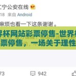 世界杯网站彩票停售-世界杯网站彩票停售，一场关于理性的盛宴与反思