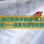 雪上技巧世界杯视频-雪上技巧世界杯——速度与激情的银色盛宴