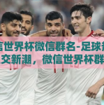 微信世界杯微信群名-足球热情与社交新潮，微信世界杯群名的创意与社交之美