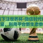 微信下注世界杯-微信时代的足球盛宴，利用平台新生态参与世界杯下注的乐趣与风险