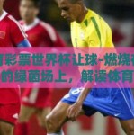 体育彩票世界杯让球-燃烧在世界杯的绿茵场上，解读体育彩票的激情与策略