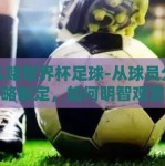 怎么赌世界杯足球-从球员分析到策略制定，如何明智观赏并理性参与世界杯足球竞猜