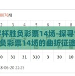 世界杯胜负彩票14场-探寻世界杯胜负彩票14场的曲折征途与无限激情