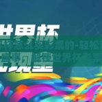 世界杯怎么买彩票的-轻松赢得世界盛事，解锁世界杯彩票购买秘籍
