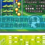 足球世界杯彩票的玩法-足球世界杯彩票的奇妙航行，解锁乐趣与策略并行的世界