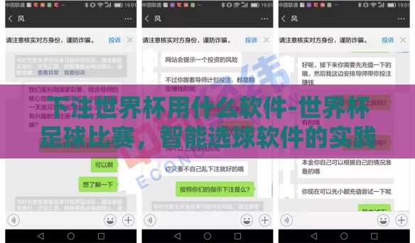 下注世界杯用什么软件-世界杯足球比赛，智能选球软件的实践与应用