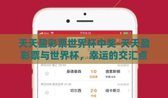天天盈彩票世界杯中奖-天天盈彩票与世界杯，幸运的交汇点