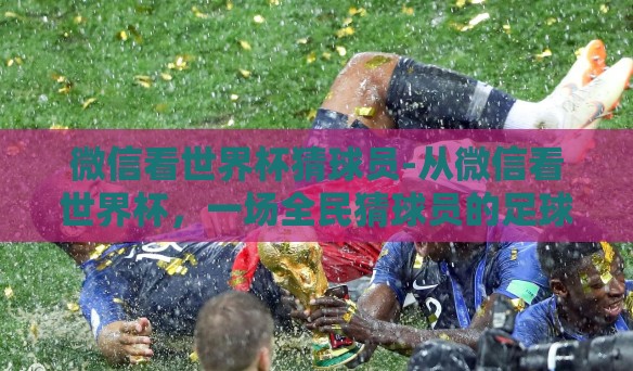 微信看世界杯猜球员-从微信看世界杯，一场全民猜球员的足球狂欢