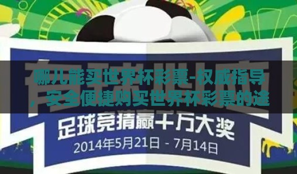 哪儿能买世界杯彩票-权威指导，安全便捷购买世界杯彩票的途径