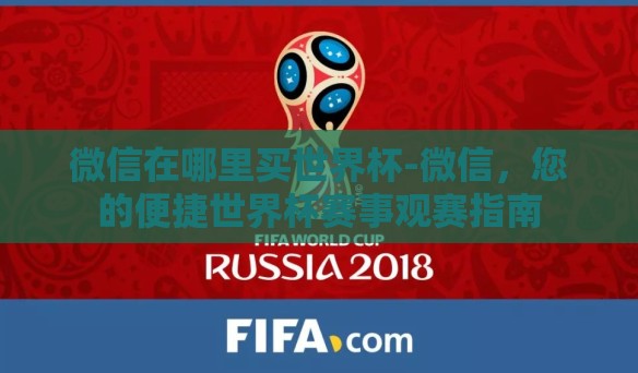 微信在哪里买世界杯-微信，您的便捷世界杯赛事观赛指南