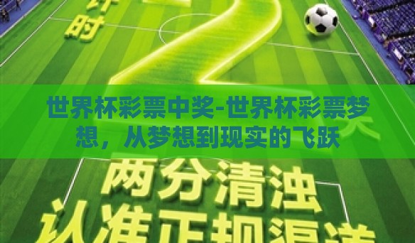 世界杯彩票中奖-世界杯彩票梦想，从梦想到现实的飞跃
