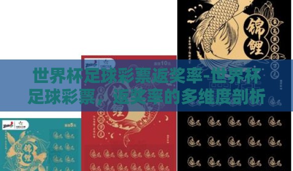 世界杯足球彩票返奖率-世界杯足球彩票，返奖率的多维度剖析与考量