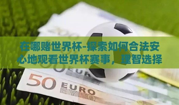 在哪赌世界杯-探索如何合法安心地观看世界杯赛事，理智选择观赛地的必要性