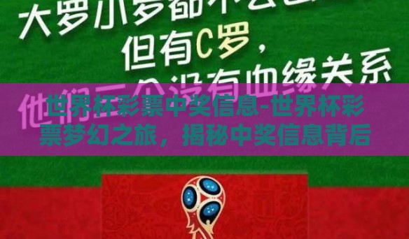世界杯彩票中奖信息-世界杯彩票梦幻之旅，揭秘中奖信息背后的激情与希望