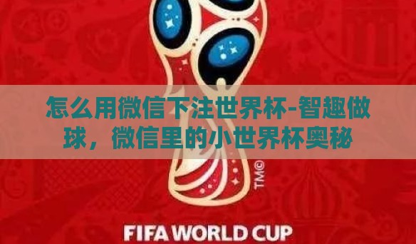 怎么用微信下注世界杯-智趣做球，微信里的小世界杯奥秘