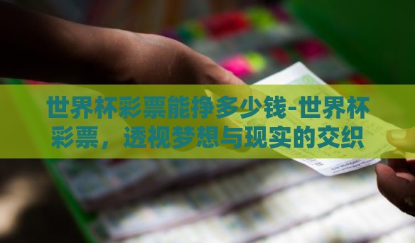 世界杯彩票能挣多少钱-世界杯彩票，透视梦想与现实的交织