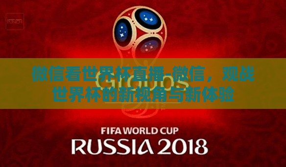 微信看世界杯直播-微信，观战世界杯的新视角与新体验
