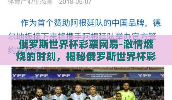 俄罗斯世界杯彩票网易-激情燃烧的时刻，揭秘俄罗斯世界杯彩票在网易的狂热