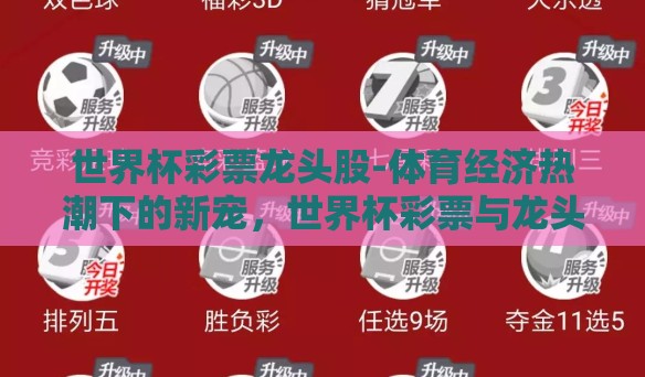 世界杯彩票龙头股-体育经济热潮下的新宠，世界杯彩票与龙头股的璀璨之路