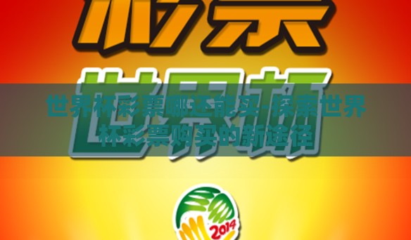 世界杯彩票哪还能买-探索世界杯彩票购买的新途径